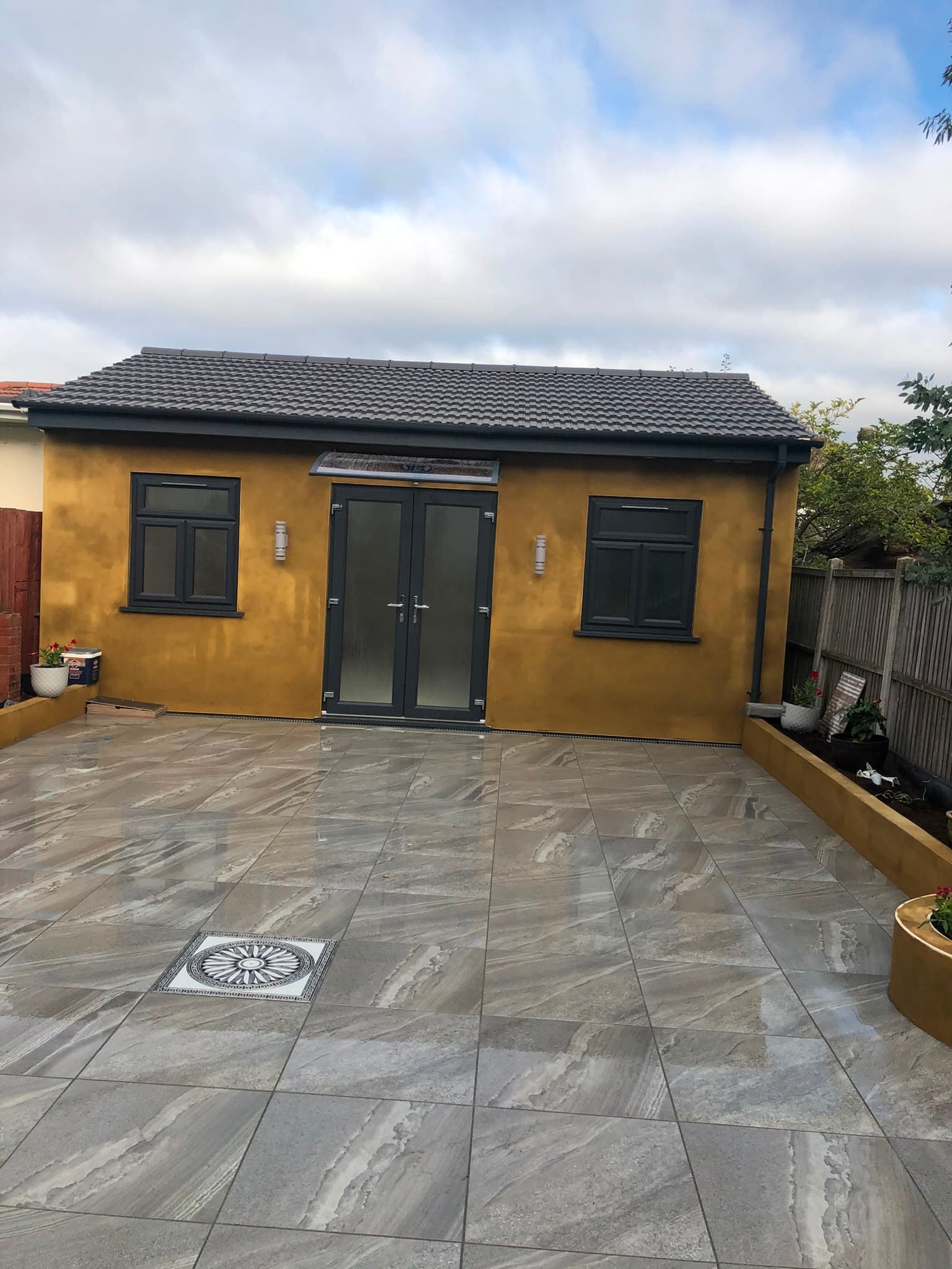 Rooftop Water Drain Installed