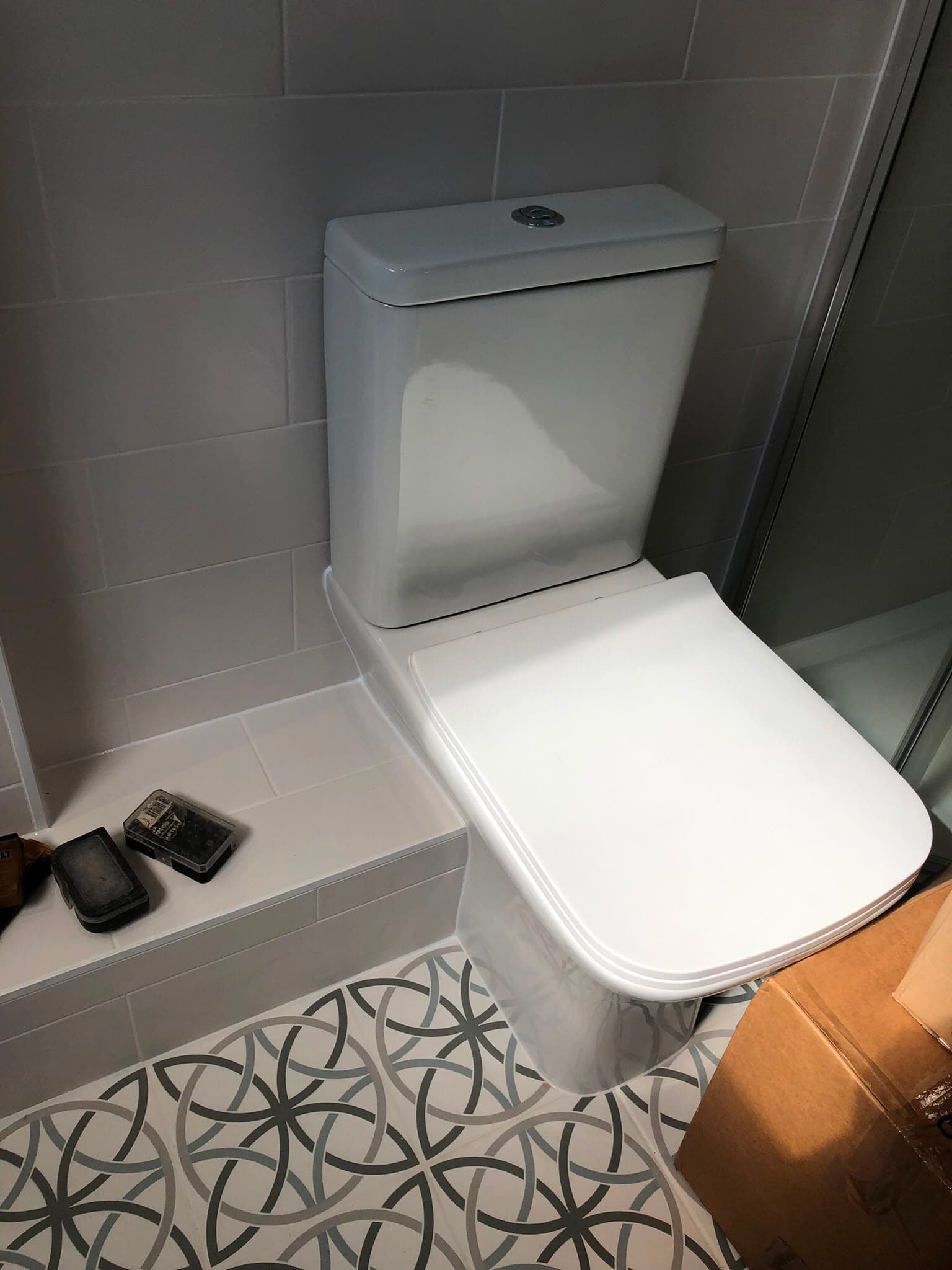 Small Toilet Spacing Interior